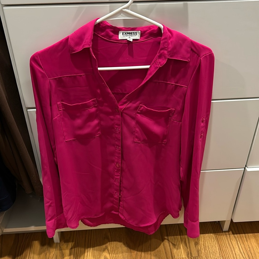 Express Portofino Shirt in Vibrant Pink